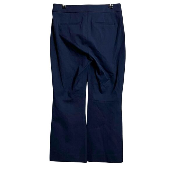 J.Crew NWT Hayden Kickout Pants Women’s 4 Navy Bi-Stretch Crop Tailored Work - Picture 3 of 14